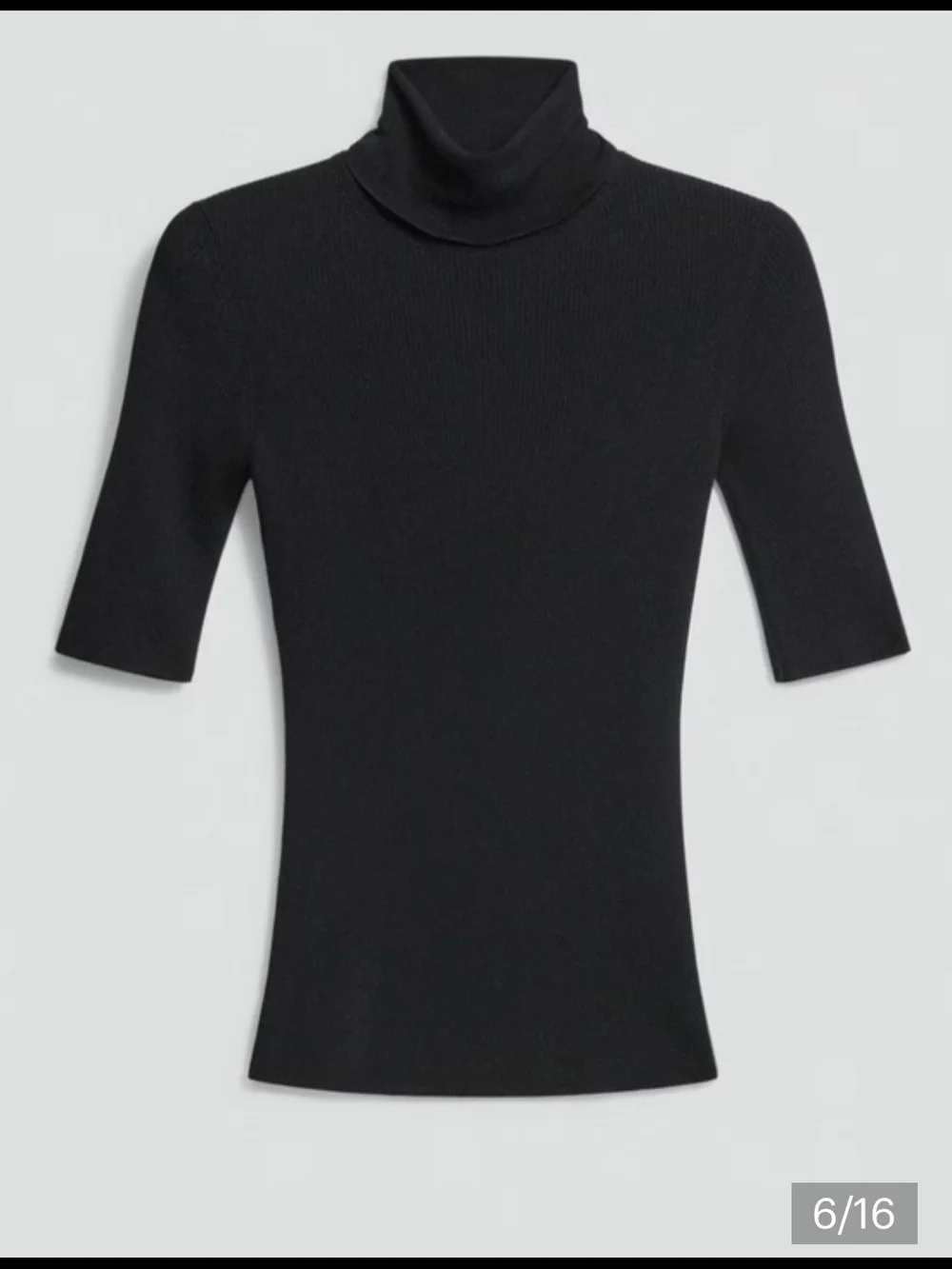 Theory Leenda Turtleneck Short Sleeves Xs $190